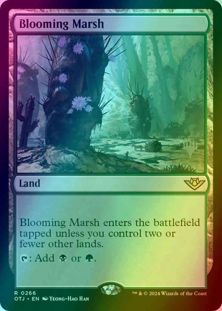 Blooming Marsh [266p] [Promo Pack] [Outlaws of Thunder Junction: Promos] [Foil]