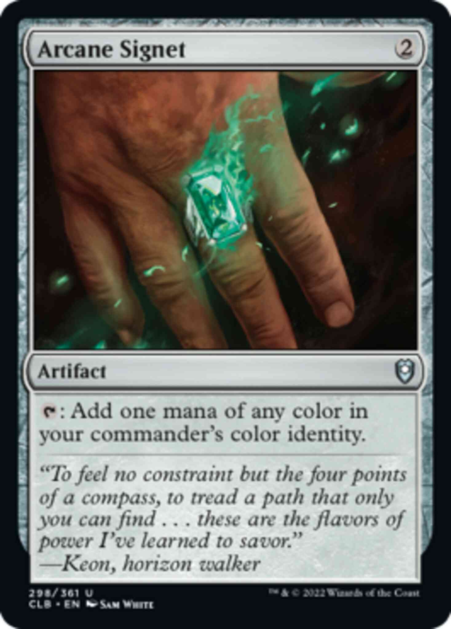 Arcane Signet [298] [Commander Legends: Battle for Baldur's Gate] [Non-Foil]