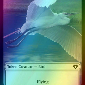 Bird Token (04) // Satyr Token (29) [Commander Masters: Tokens] [Foil]