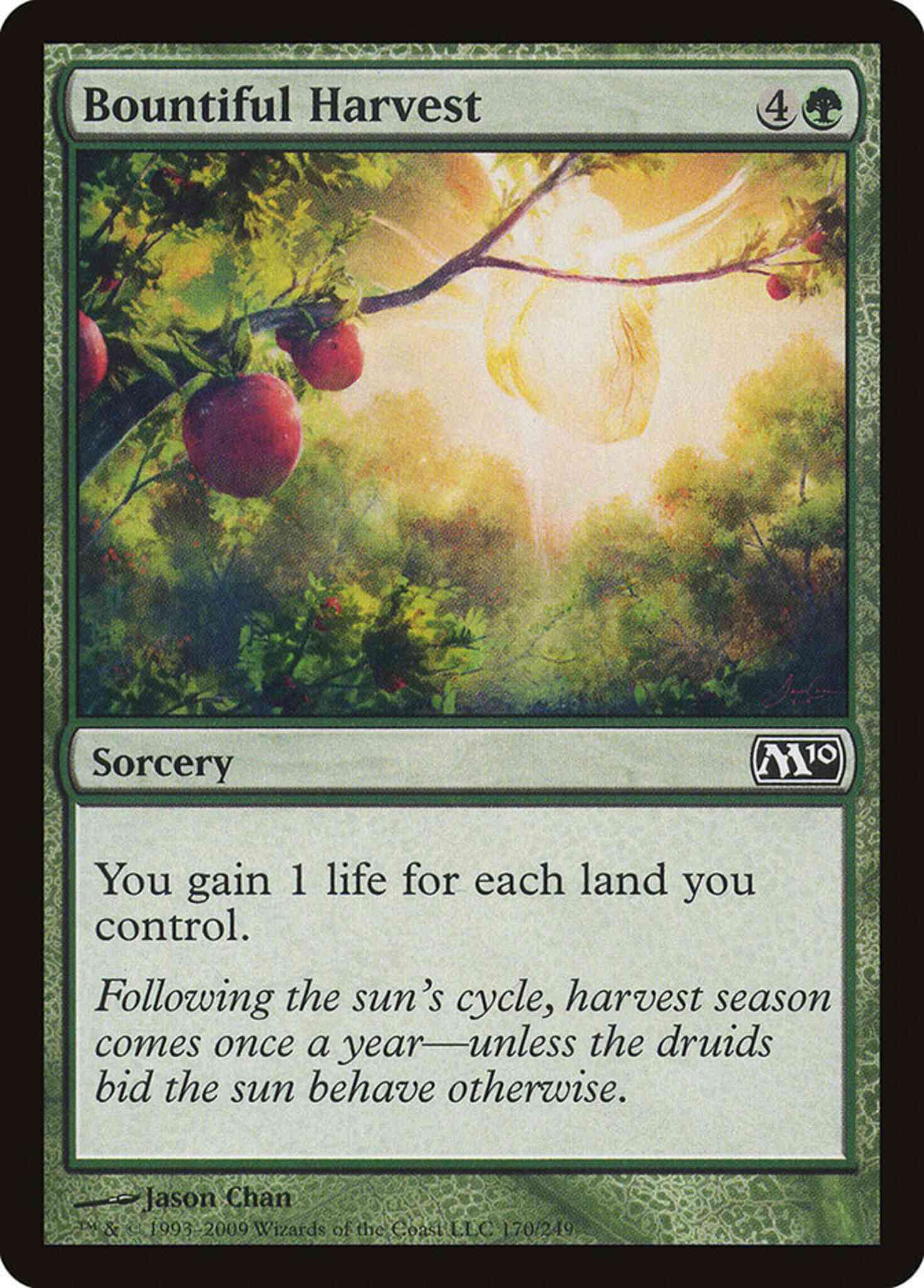 Bountiful Harvest [170] [Magic 2010] [Non-Foil]