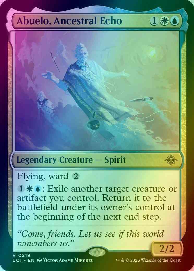 Abuelo, Ancestral Echo [219] [The Lost Caverns of Ixalan] [Foil]