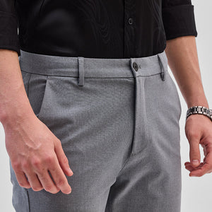 Grey Slim Fit Trousers