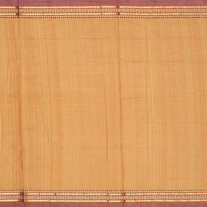 Mustard Handloom Silk Cotton Saree With Parrot Buttas