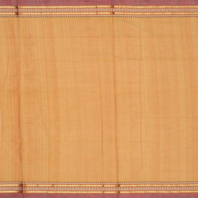 Mustard Handloom Silk Cotton Saree With Parrot Buttas