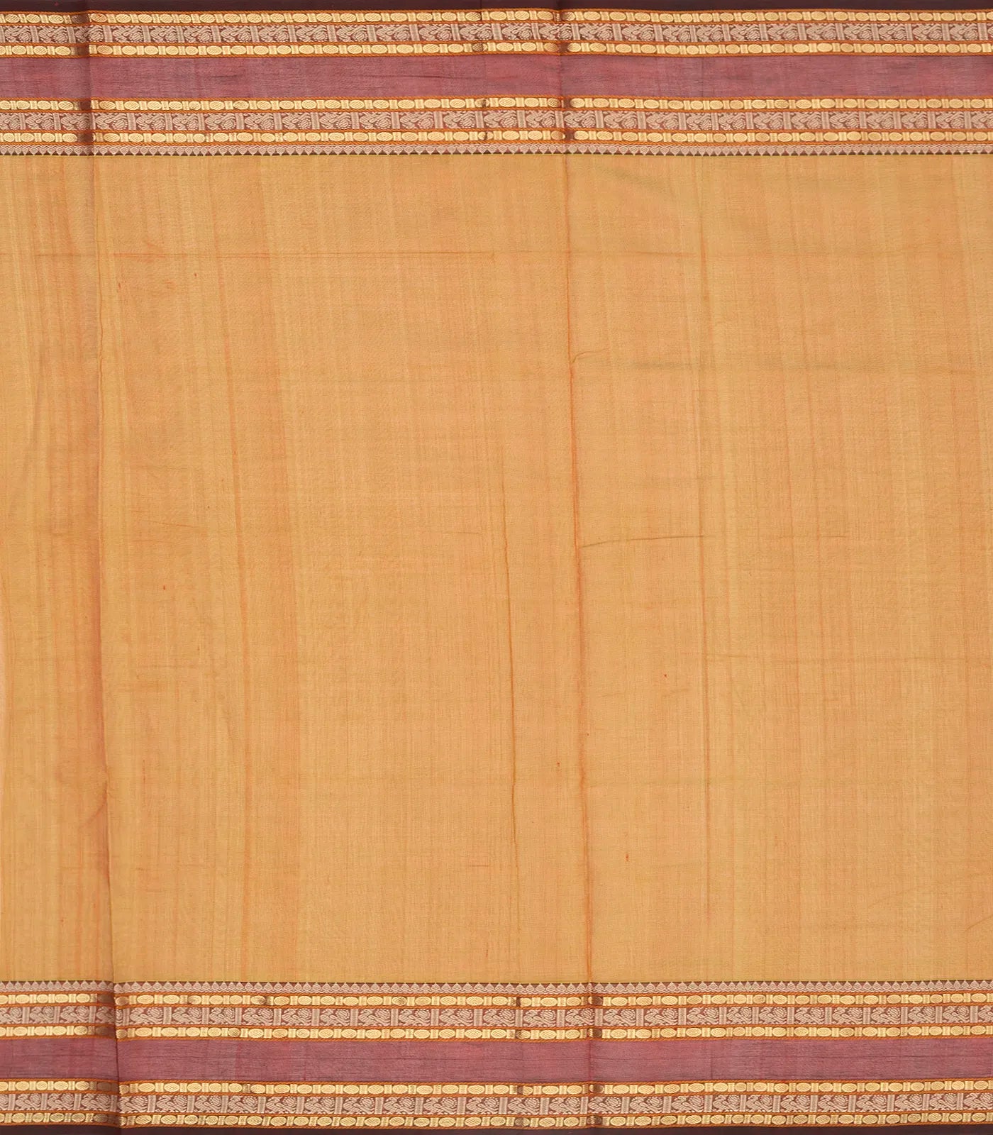 Mustard Handloom Silk Cotton Saree With Parrot Buttas