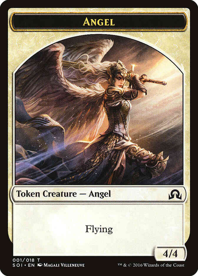 Angel Token [01] [Shadows over Innistrad Tokens] [Non-Foil]
