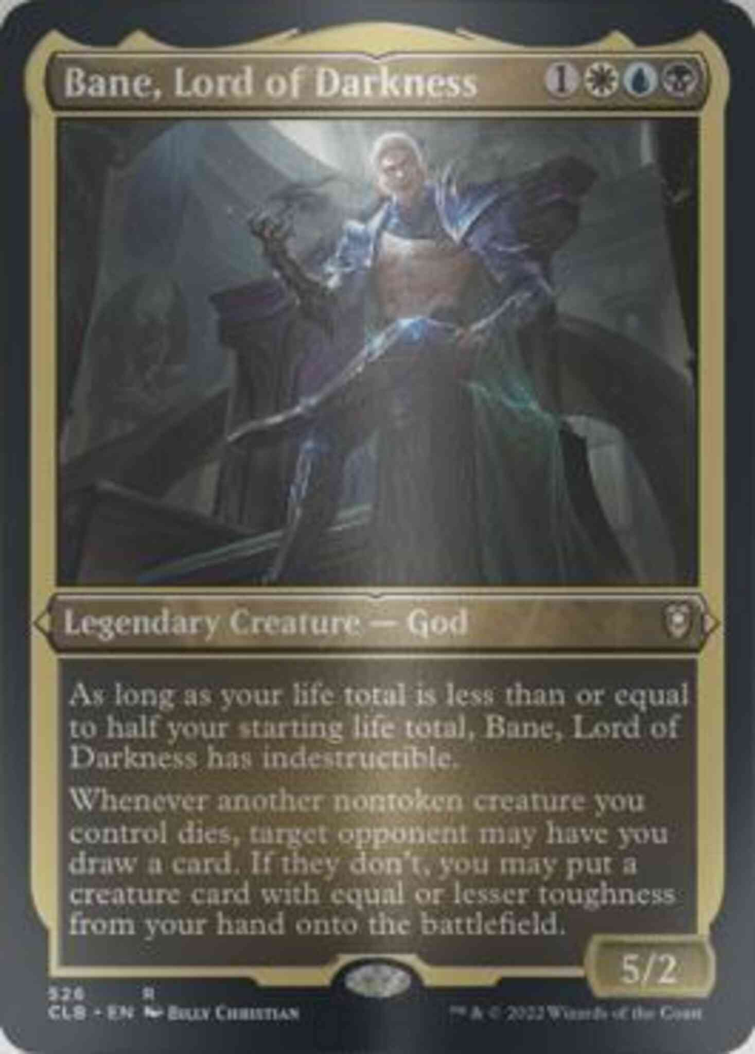 Bane, Lord of Darkness [526] [Commander Legends: Battle for Baldur's Gate] [Etched Foil]