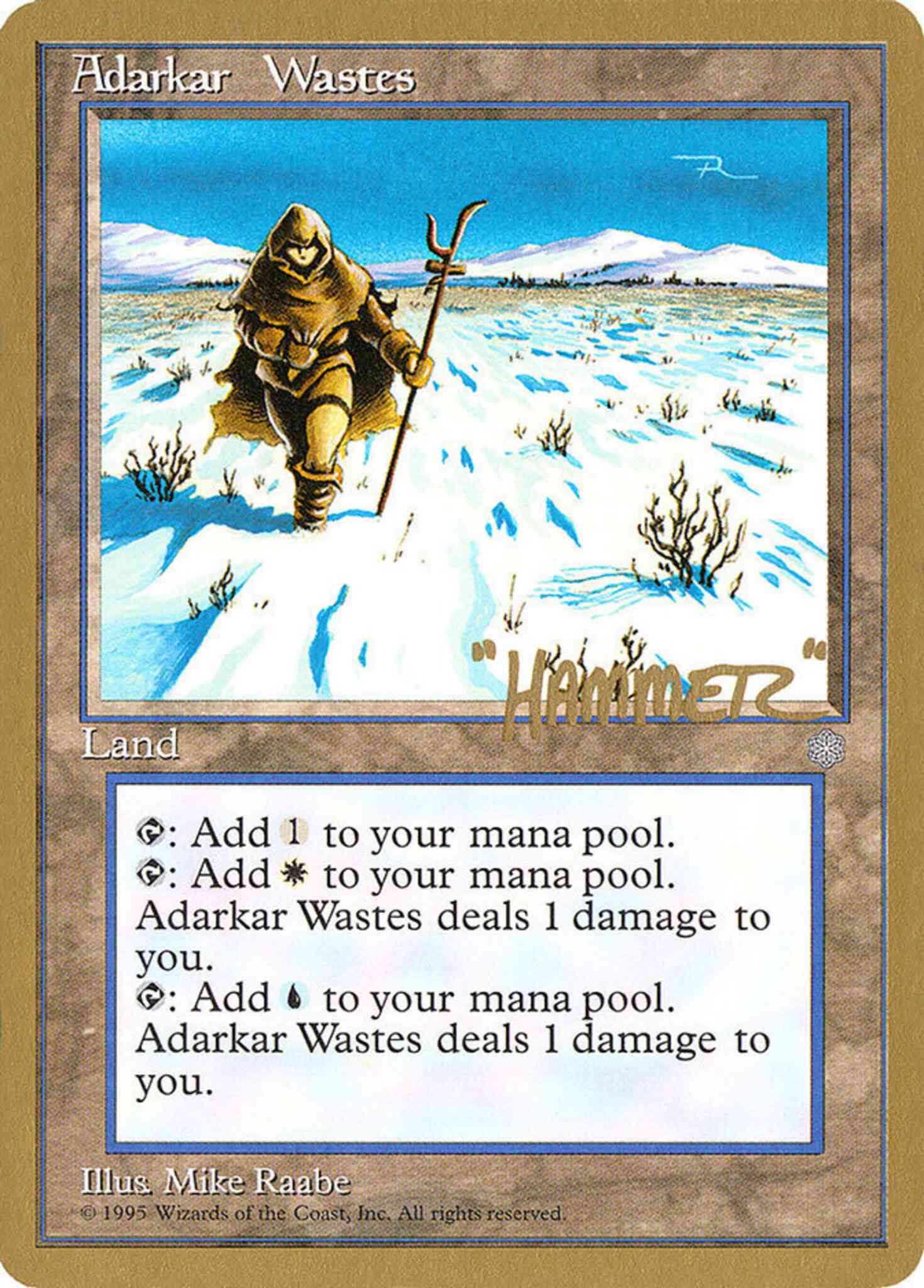 Adarkar Wastes [sr351] [Shawn Regnier] [Pro Tour Collector Set] [Non-Foil]