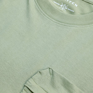 Sage Utility Pocket Oversized T-Shirt