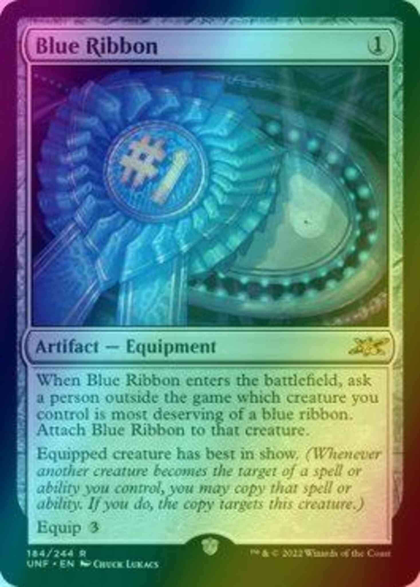 Blue Ribbon [184] [Unfinity] [Foil]