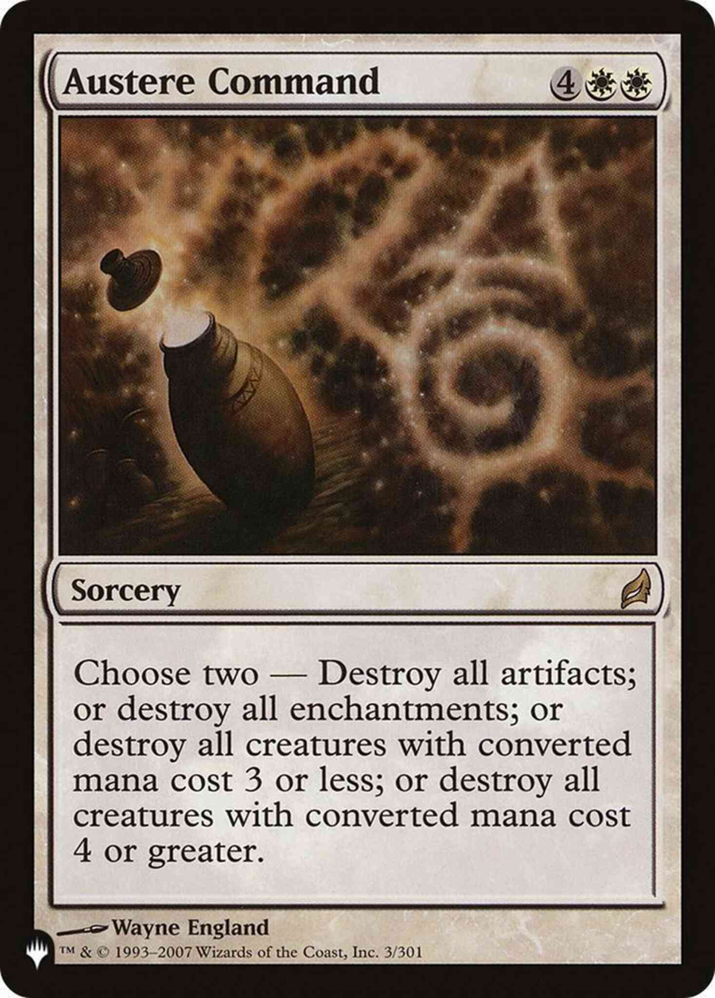 Austere Command [LRW-3] [The List] [Non-Foil]