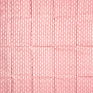 Grey Handloom Kanchipuram Silk Saree With Stripes