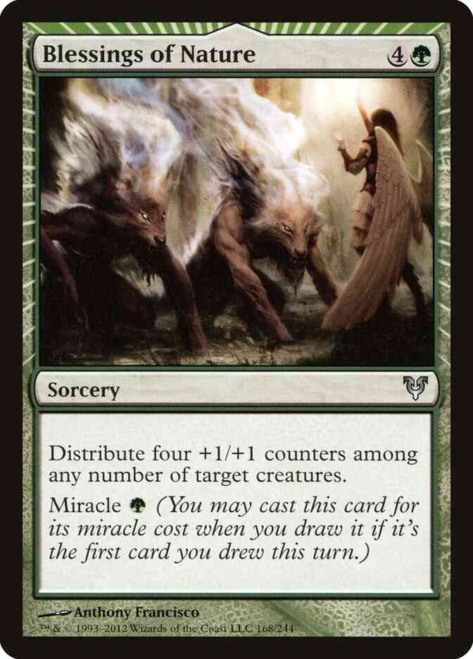 Blessings of Nature [168] [Avacyn Restored] [Non-Foil]