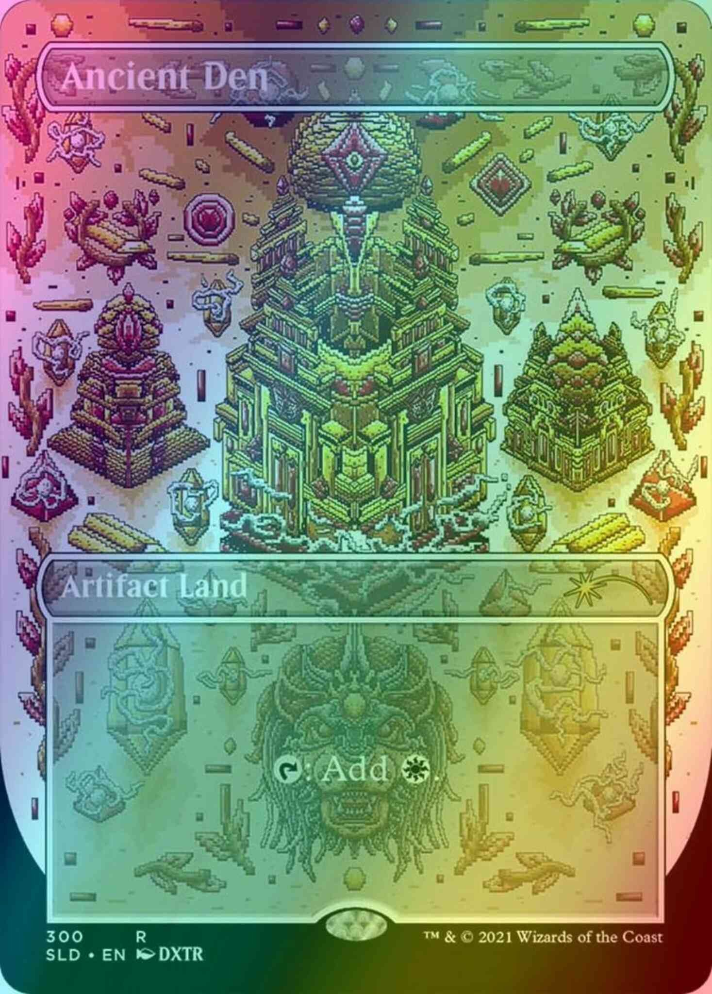 Ancient Den [0300] [Borderless] [Mirrodinsanity] [Secret Lair Drop] [Foil]