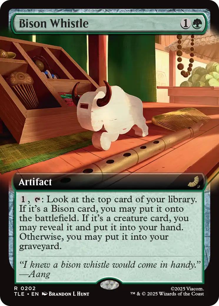 Bison Whistle [202] [Extended Art] [Avatar: The Last Airbender Eternal] [Non-Foil]