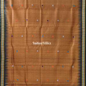 Golden Dolabedi Theme Gopalpur Tussar Silk Saree