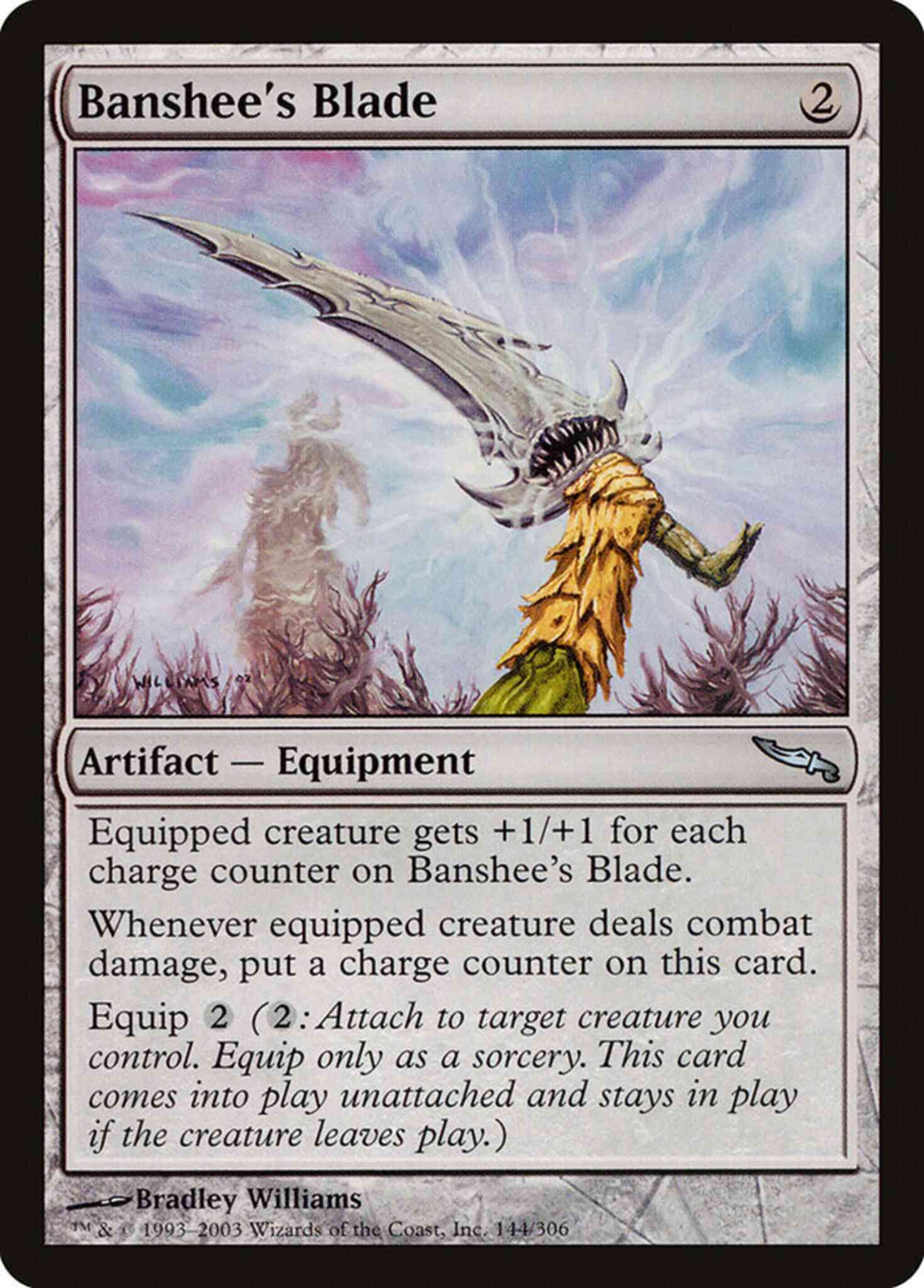 Banshee's Blade [144] [Mirrodin] [Non-Foil]
