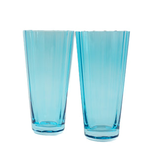 Estelle Colored Sunday High Balls - Set of 2 {Ocean Blue}