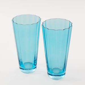 Estelle Colored Sunday High Balls - Set of 2 {Ocean Blue}