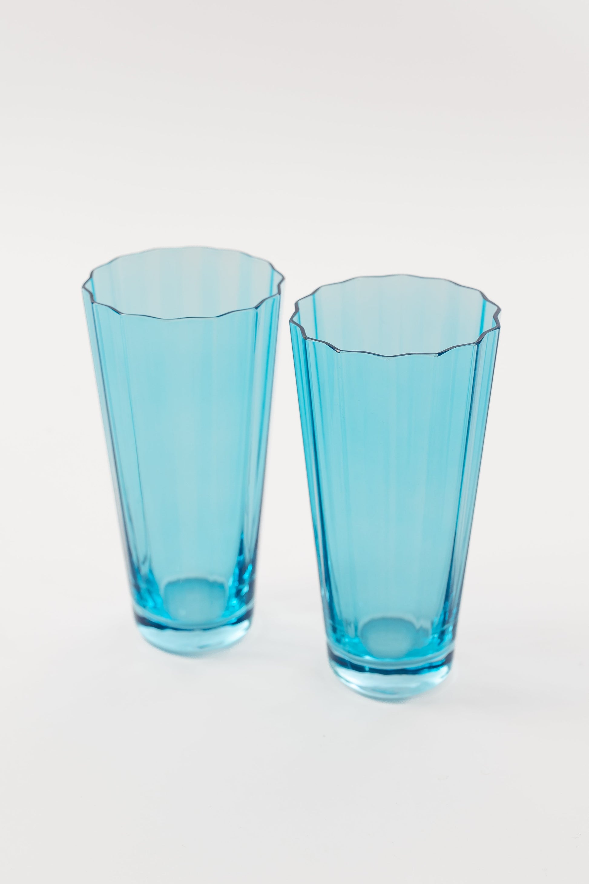 Estelle Colored Sunday High Balls - Set of 2 {Ocean Blue}