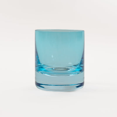 Estelle Colored Rocks Glass - Set of 2 {Ocean Blue}