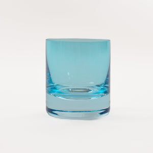 Estelle Colored Rocks Glass - Set of 6 {Ocean Blue}
