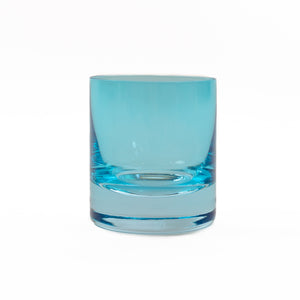 Estelle Colored Rocks Glass - Set of 2 {Ocean Blue}