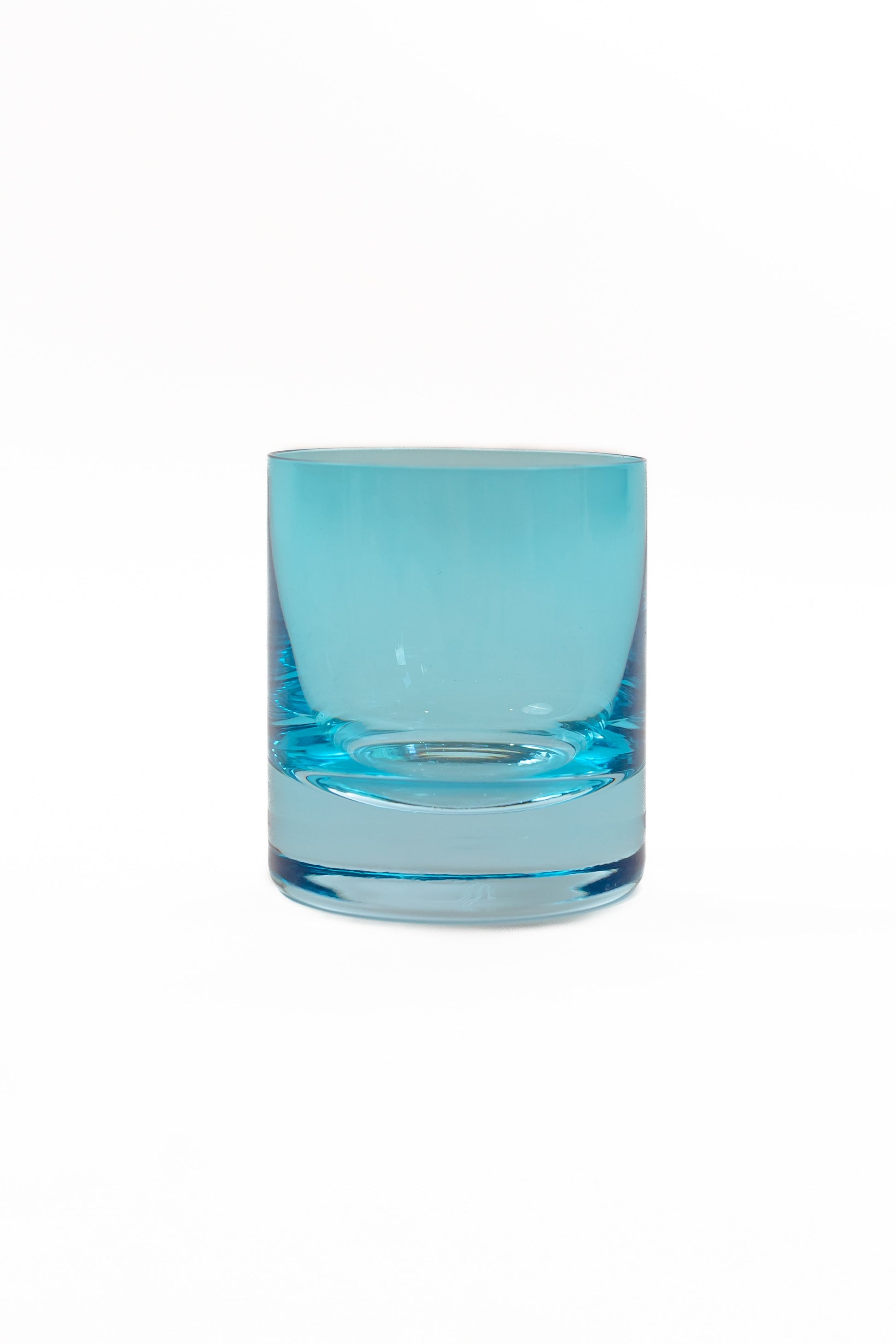 Estelle Colored Rocks Glass - Set of 2 {Ocean Blue}