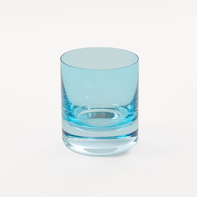 Estelle Colored Rocks Glass - Set of 6 {Ocean Blue}