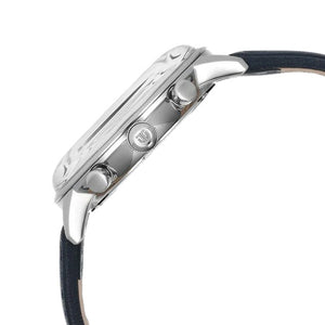 Titan Light Leathers Quartz Multifunction Silver  Dial Stainless Steel Strap Watch for Men 42mm 90171SL01