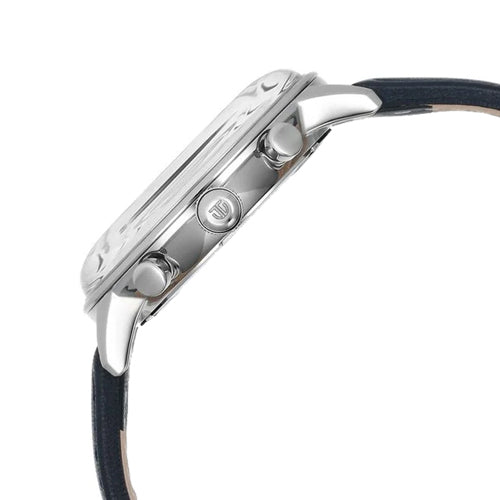 Titan Light Leathers Quartz Multifunction Silver  Dial Stainless Steel Strap Watch for Men 42mm 90171SL01