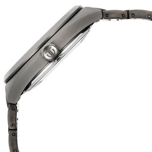 Titan Nexus Skeletal Automatic Analog with Gun Dial Gun Stainless Steel Strap Watch for Men 42mm 90221QM02