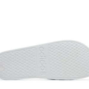 adidas Adilette Aqua Slides Cloud White Platinum Metallic