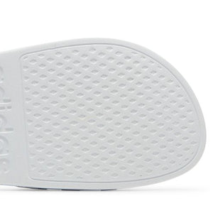 adidas Adilette Aqua Slides Cloud White Platinum Metallic