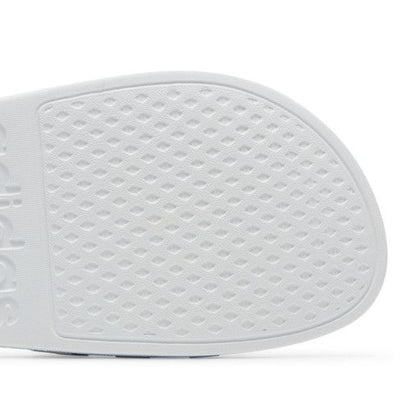 adidas Adilette Aqua Slides Cloud White Platinum Metallic