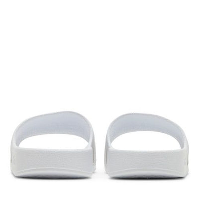 adidas Adilette Aqua Slides Cloud White Platinum Metallic