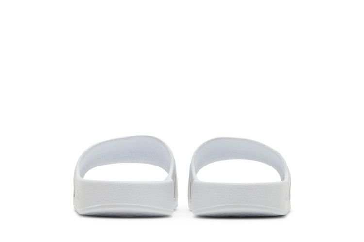 adidas Adilette Aqua Slides Cloud White Platinum Metallic