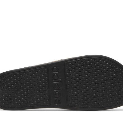 adidas Adilette Aqua Slides Core Black Gold Metallic