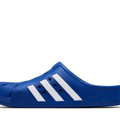 adidas Adilette Clogs Royal Blue Cloud White