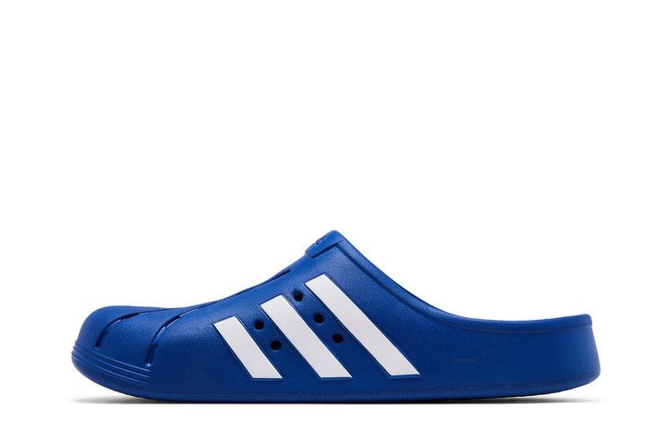 adidas Adilette Clogs Royal Blue Cloud White
