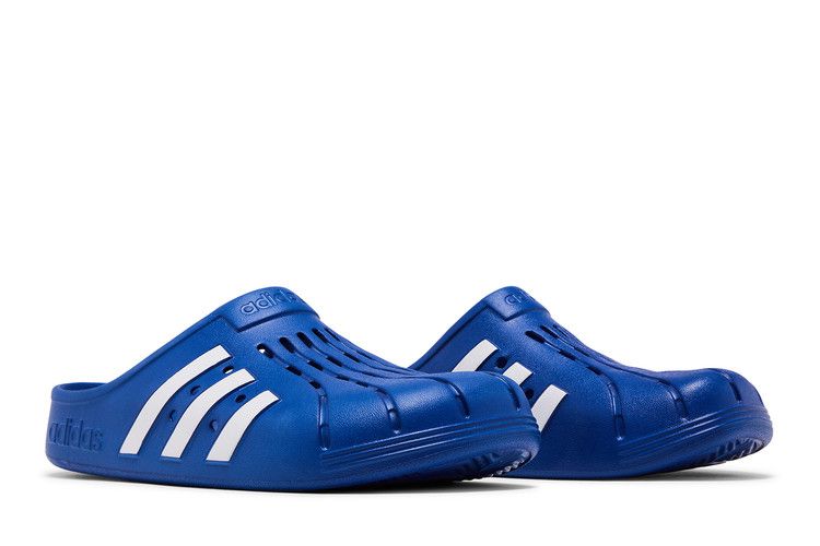 adidas Adilette Clogs Royal Blue Cloud White