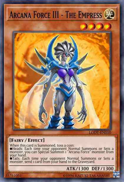 Arcana Force III - The Empress - LODT-EN010 - Common - 1st Edition