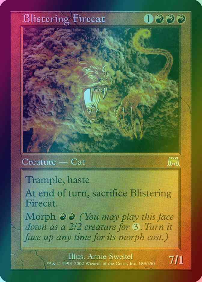 Blistering Firecat [189] [Onslaught] [Foil]