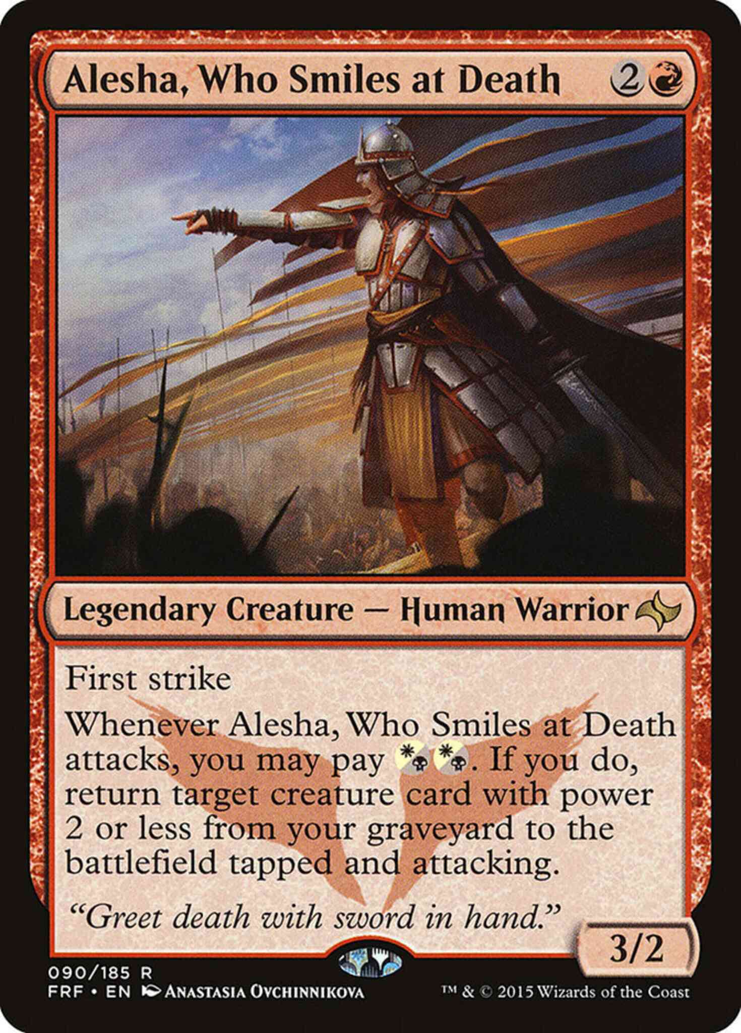 Alesha, Who Smiles at Death [90] [Fate Reforged] [Non-Foil]