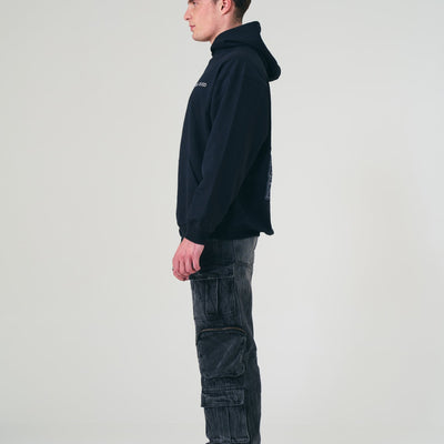 Odd Mood Receipts Hoodie - Black