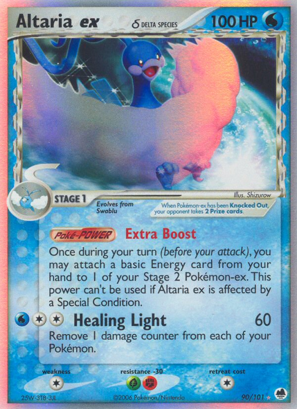 Altaria ex δ - 90/101 - Rare Holo EX