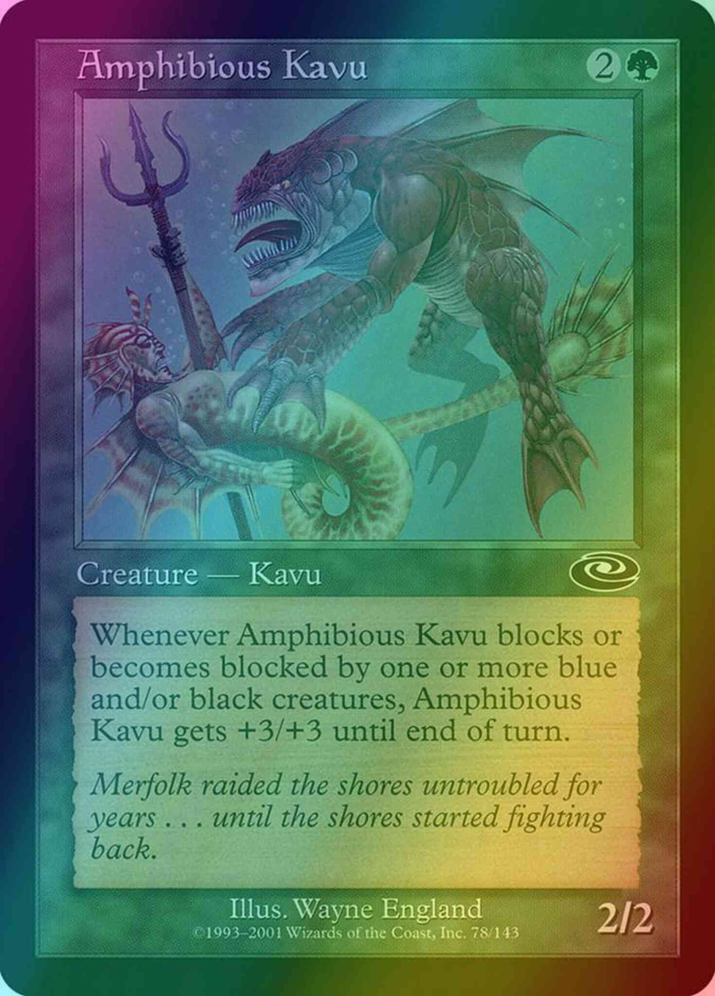 Amphibious Kavu [78] [Planeshift] [Foil]