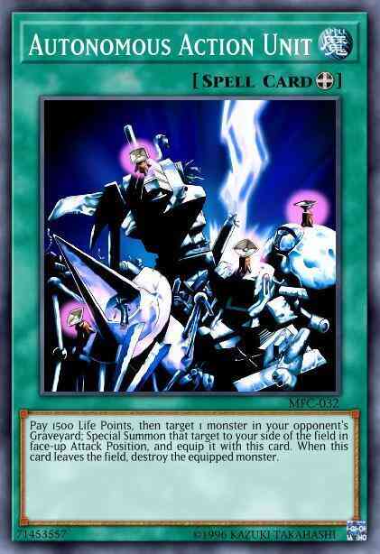 Autonomous Action Unit - BP02-EN140 - Mosaic Rare - 1st Edition