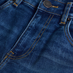 Blue Tapered Fit Jeans