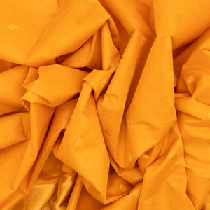 Mustard Venkatagiri Cotton Saree With Floral Buttas